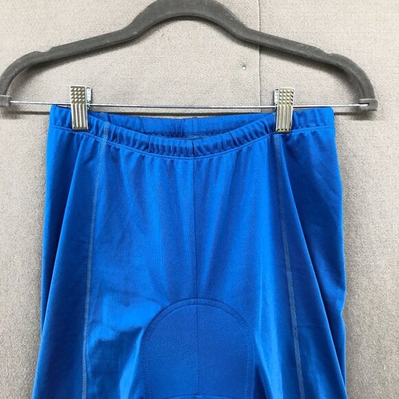 Nashbar Womens Blue Padded Cycling Shorts Biking Lycra Size Large L - Picture 3 of 11